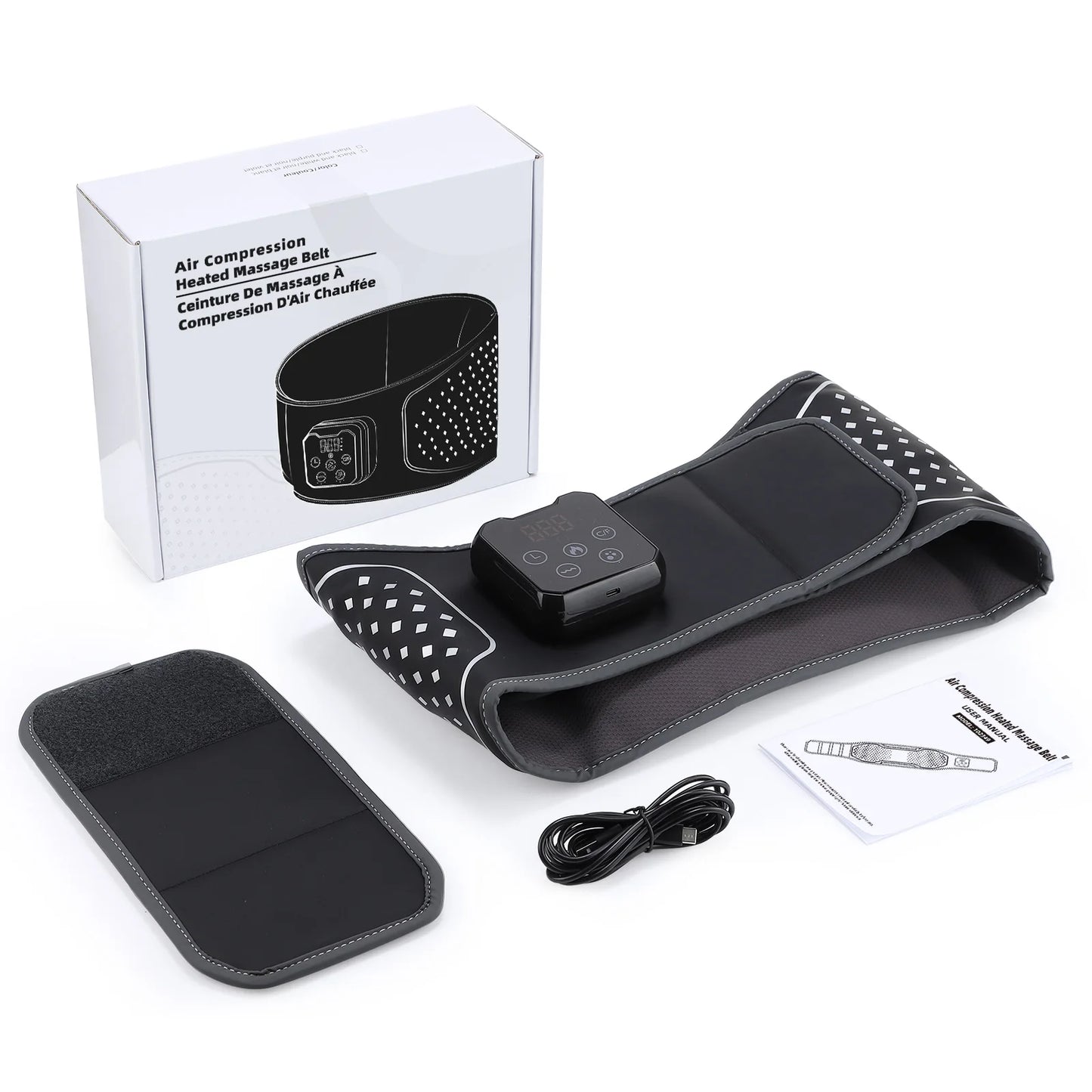 AirBack Pro - Bezprzewodowy Powietrzny Pas Lędźwiowy Z Funkcją Grzania i Masażu (NOWOŚĆ)